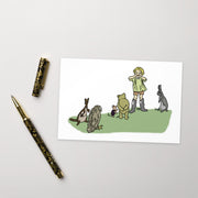 Christopher Robin calls for an Expotition (sic) Postcard